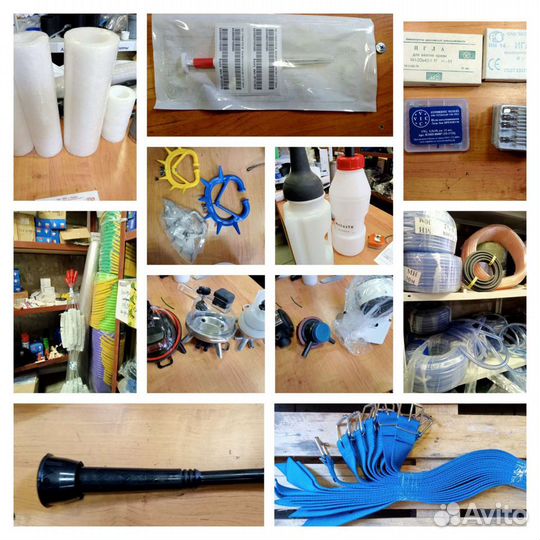 Доильные установки, Сосковая резина, Комплектующие