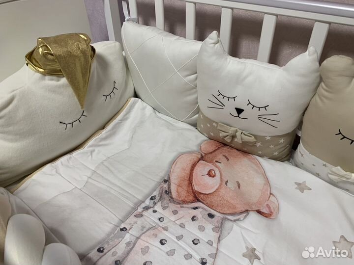 Бортики в детскую кроватку