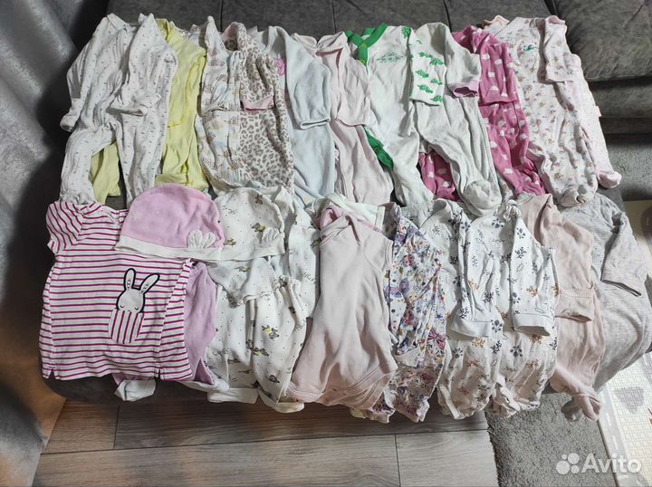Детские вещи пакетом для девочек 62-68