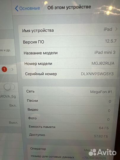 iPad mini 3 64gb