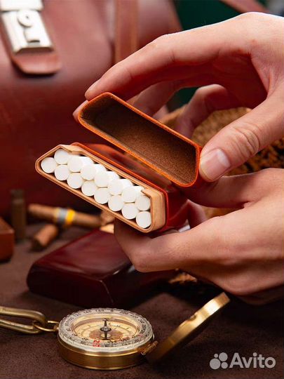 Безшовные портсигары из кожи