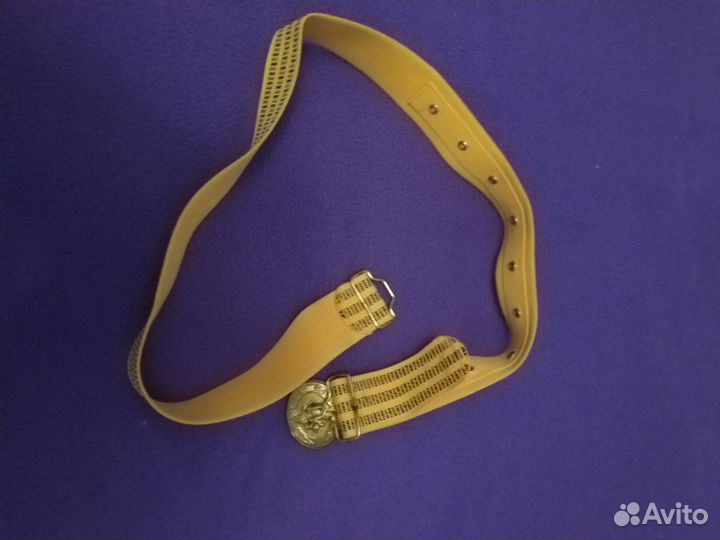 Парадный ремень новый бляхя-латунь