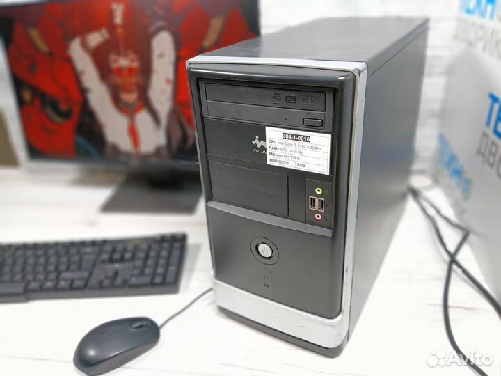 Компьютер Intel Core I3-2120 ram 4 hdd 320gb