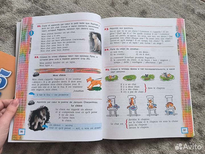 Учебник и рабочая тетрадь по французскому 5 класс