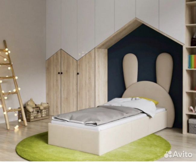 Детская кровать с ушками мики kitty