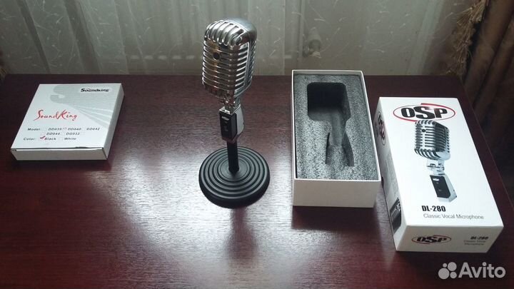 Новый винтажный рок-н-ролльный микрофон OSP DL-280