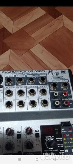 Микшерный пульт behringer xenyx 1002