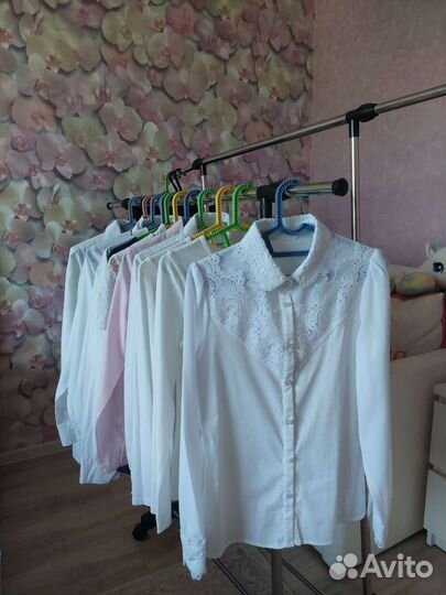 Школьные блузки для девочки 146 152