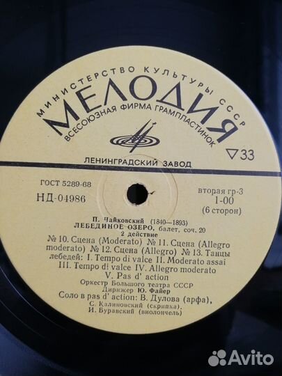 Пластинки - Лебединое озеро, Иван Сусанин