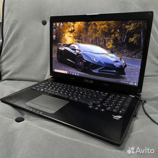 Игровой Asus ROG 17.3 Full IPS i7/GTX/16GB/ssd+hdd