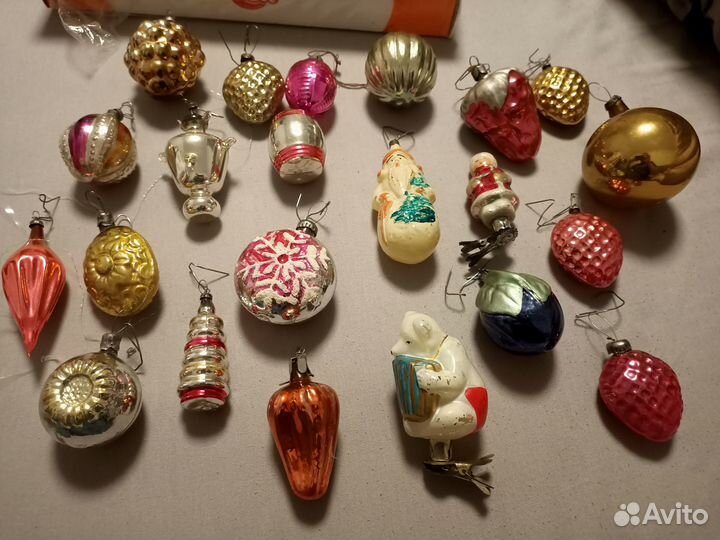 Ёлочные игрушки СССР