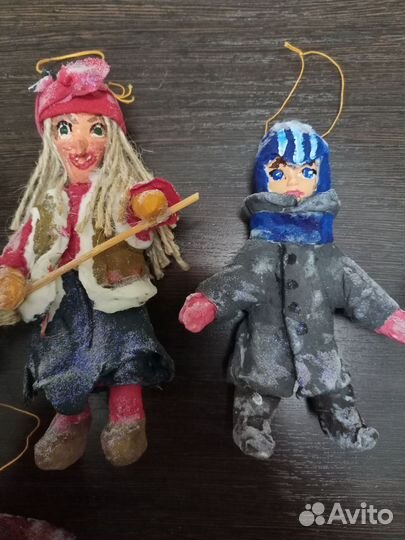 Елочные игрушки ручной работы