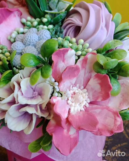 Букет цветов из мыла