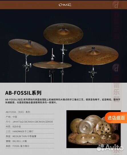 Chang AB Fossil Hi-hats 14