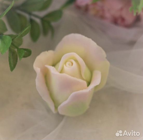 Силиконовая форма для мыла Роза