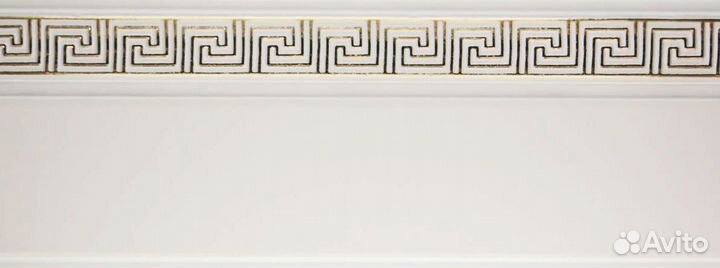 Карниз трехрядный пластик Клеве Галант Меандр 350