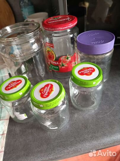 Банки стеклянные до 0,5 л