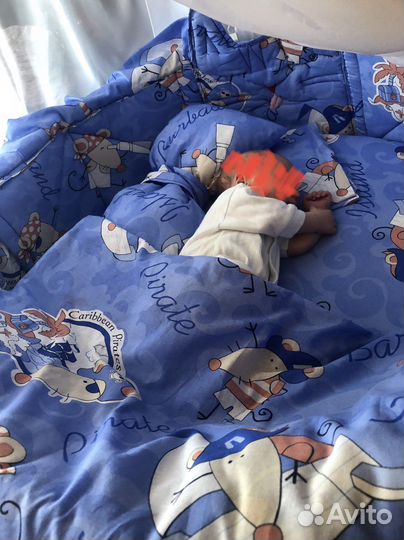 Комплект в круглую кровать