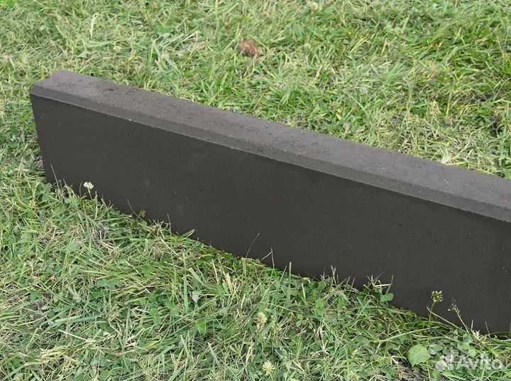 Камень для газона бордюрный