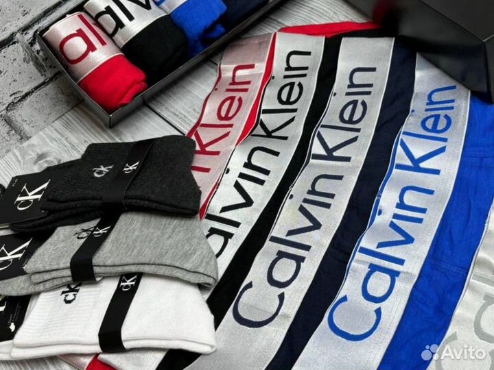 Трусы мужские ck боксеры хлопок