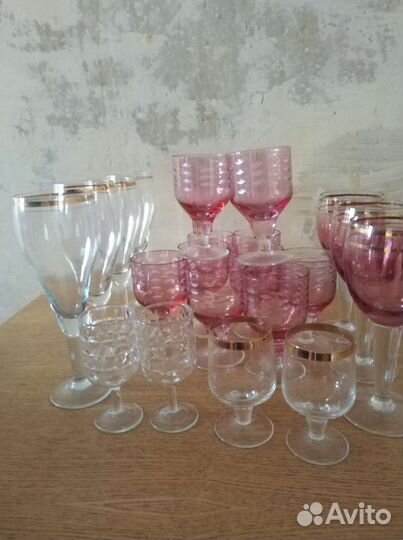 Фужеры ссср,рюмки