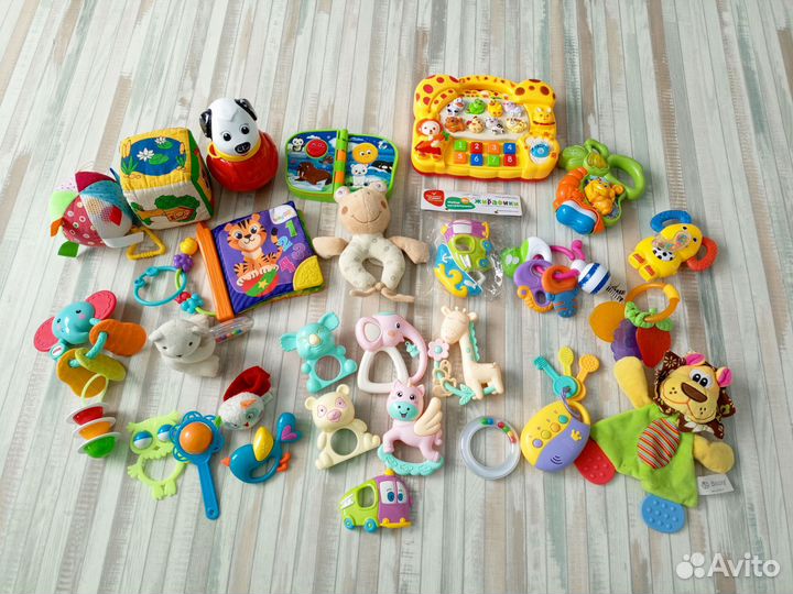 Детские игрушки-погремушки 0+