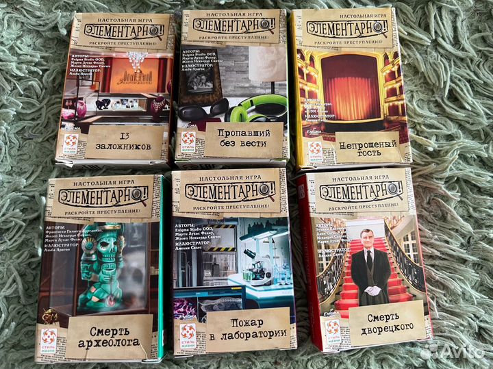 Настольная игра детектив 