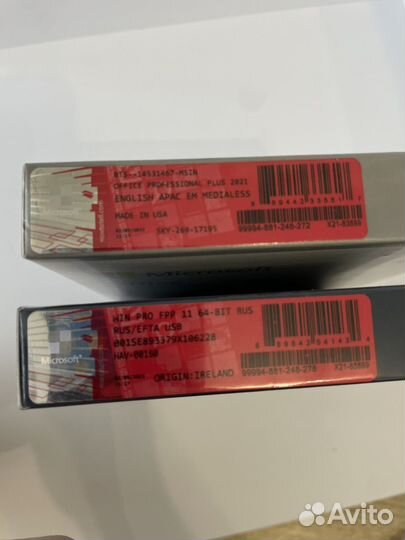 Windows 11 Pro + Office 2021 Pro Plus (коробка)