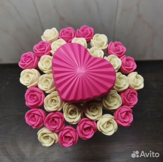 Букет из шоколадных роз цветов конфет сладкий
