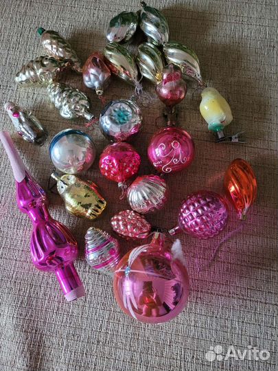 Елочные игрушки СССР советские