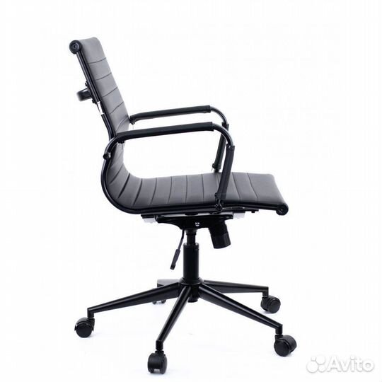 Кресло офисное EverProf Leo T Экокожа Черный