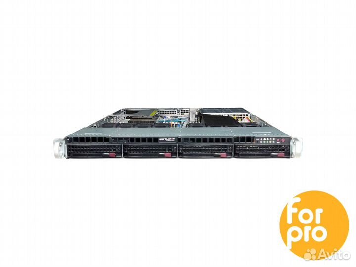 Сервер Supermicro 6018U 4LFF 2xE5-2667v3 128GB