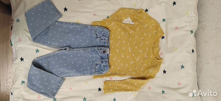 Пакет одежда для девочки 98-104 Zara hm la redoute