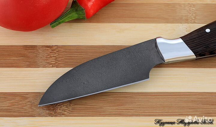 Кухонный нож Шеф № 1 овощной сталь Х12мф