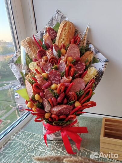 Мужской мясной букет на 23 февраля