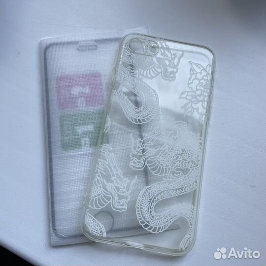 Чехол и стекло на iPhone 7 айфон