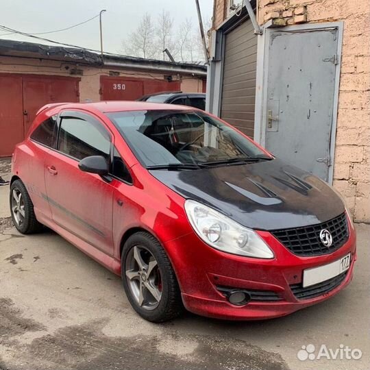 Пластиковый капот opel corsa d
