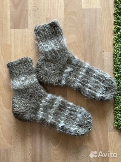 Варежки и носки из собачий шерсти