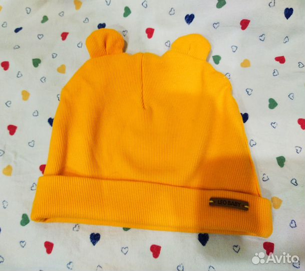 Шапочки с ушками 46-48 размер