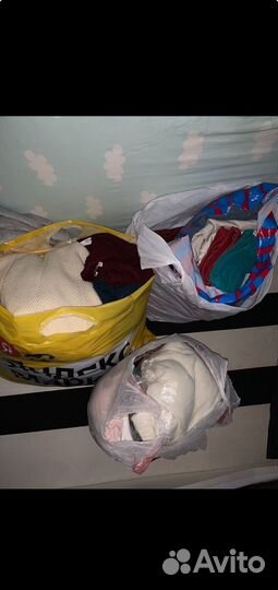 Вещи пакетом большим