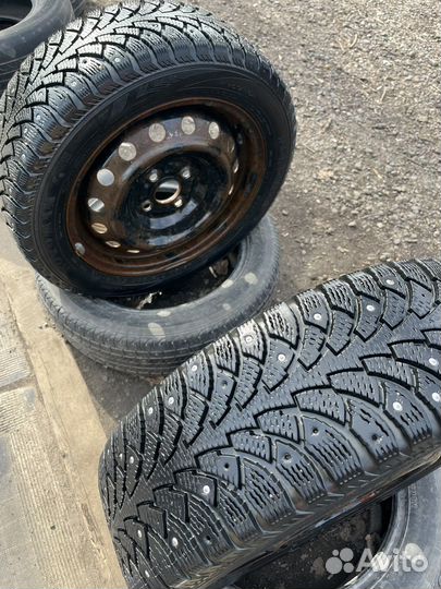 Колеса в сборе,радиус 15,4 шт