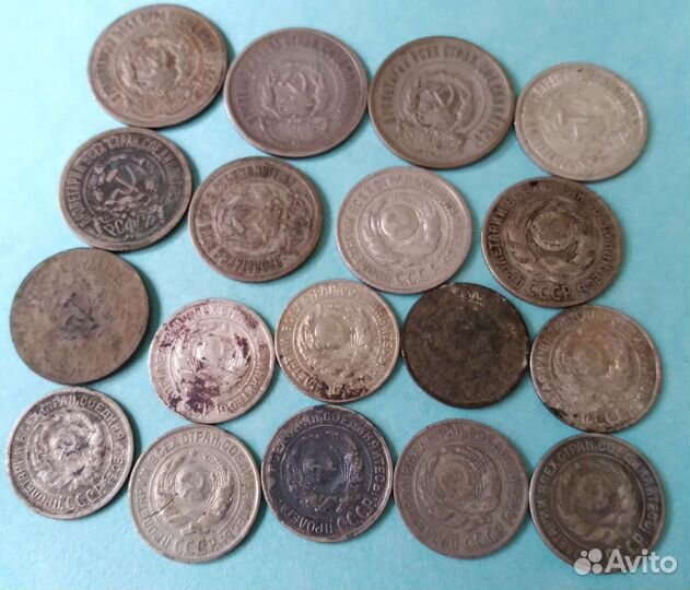 Подлинные монеты, серебро