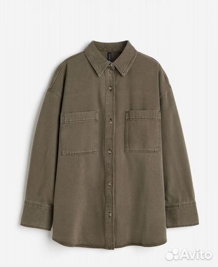 Рубашка джинсовая мужская h&m