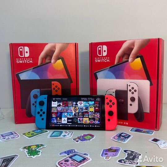 Nintendo switch oled вся библиотека игр без сд