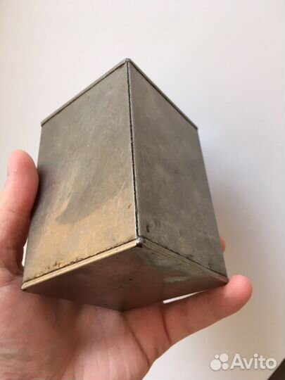 Старинная чайница nickel plattir