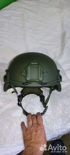 Шлем тактический Арамид Бр2 олива