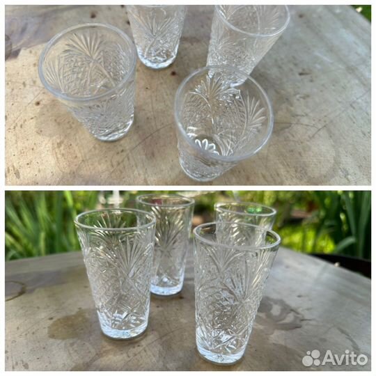 Хрустальные рюмки СССР