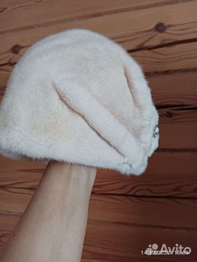 Шапка норковая женская