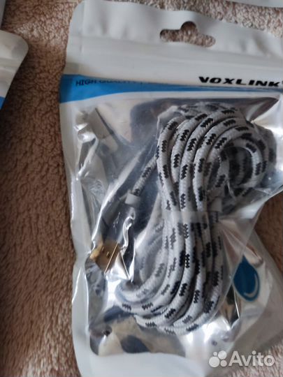 USB microUSB Кабель 2 метра разных цветов