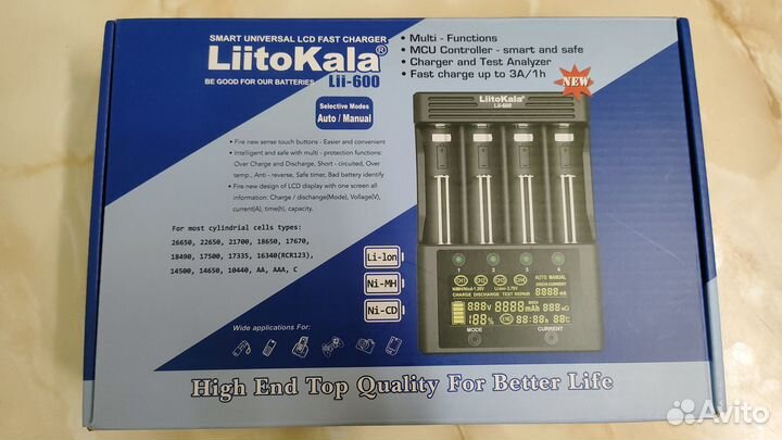 Зарядное устройство Liitokala lii-600